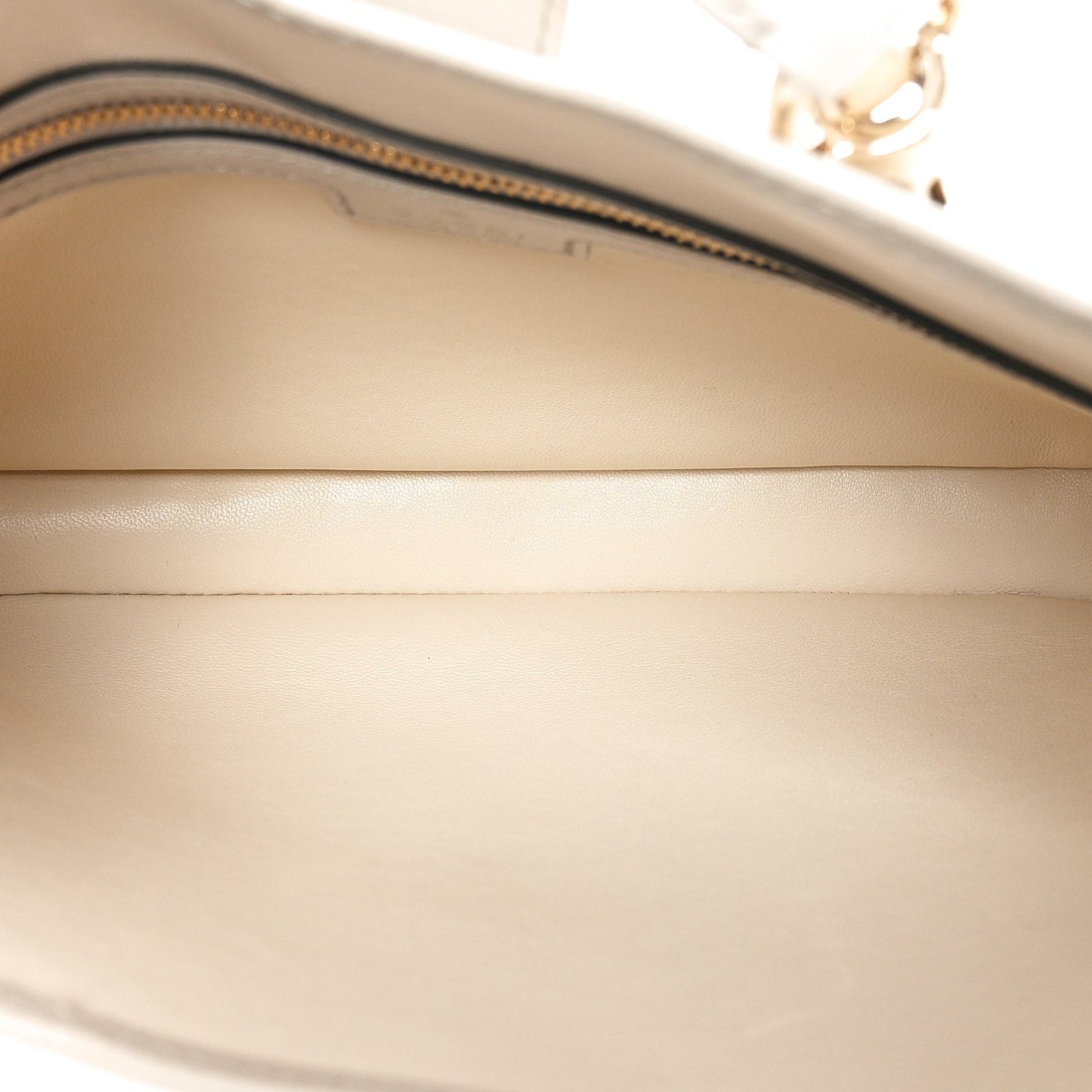 Ancora Calfskin Web Small Jackie Shoulder Bag Light Grey