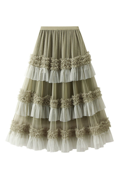 Falda tutú de moda con forma de pastel