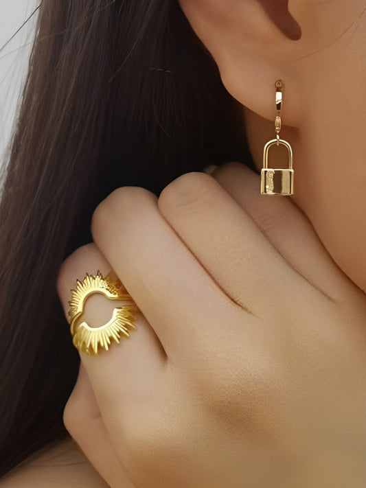 Anillo de margarita y girasol 