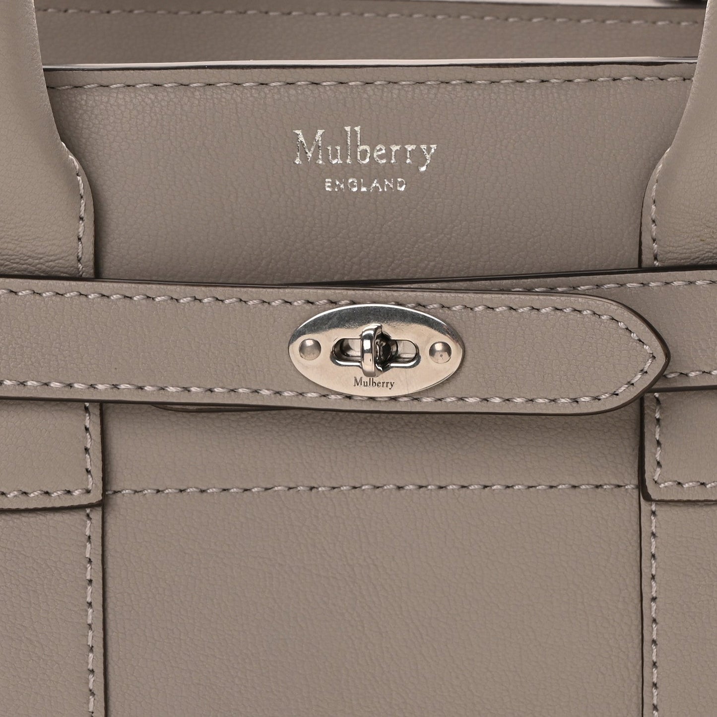 Micro Classic Grain Small Zipped Bayswater Grey