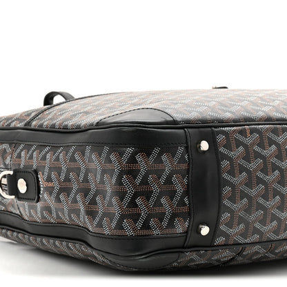 Goyardine Ambassade MM Briefcase Black