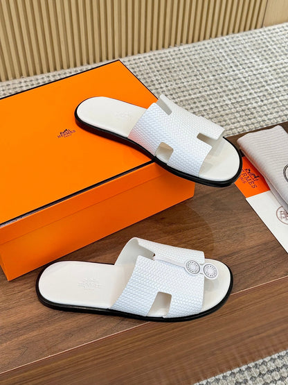 HM Izmir Sandal White Rose Leather 294341