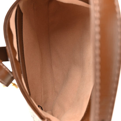 GG Supreme Monogram Azalea Calfskin Web Mini Jackie 1961 Hobo Beige Ebony Brown Sugar