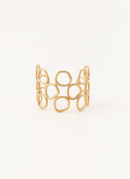 Summer Fling Bangle - Gold