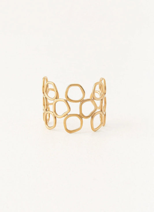 Summer Fling Bangle - Gold