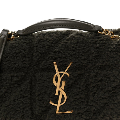 Shearling Monogram Small Jamie Grainy Moss