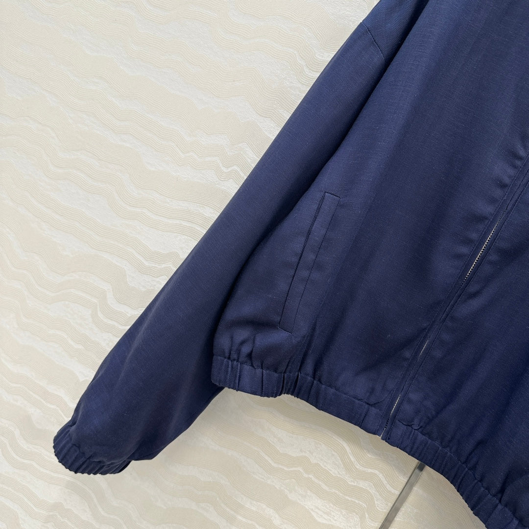 LP 25 Jacket Blue Tencel Linen 293153