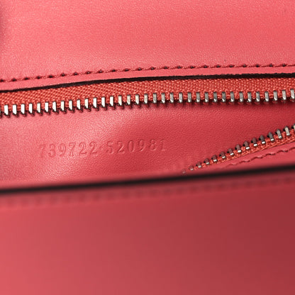Senna Calfskin Petite GG Top Handle Shoulder Bag Pink