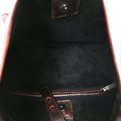 Buffalo Horn Shangri-La Mombasa Hobo Burgundy