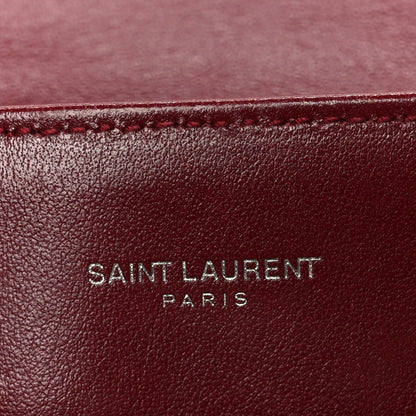 Calfskin Y Quilted Monogram Medium Loulou Chain Satchel Palissandre