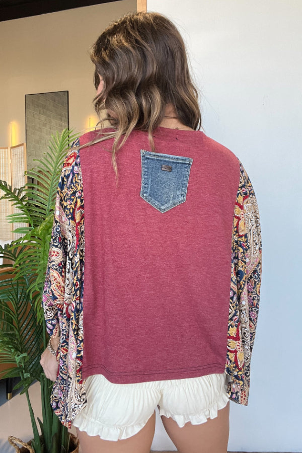 Camiseta Queen Mix &amp; Match roja