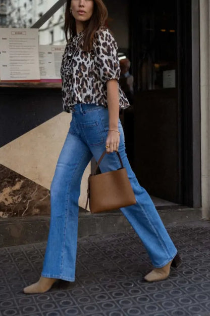 BLUSA DE LEOPARDO IVETTE
