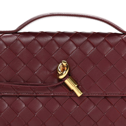 Nappa Intrecciato Long Andiamo Top Handle Clutch Barolo