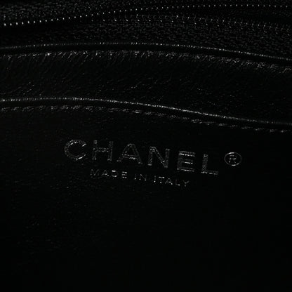 Lambskin Quilted Mini Rectangular Flap Black