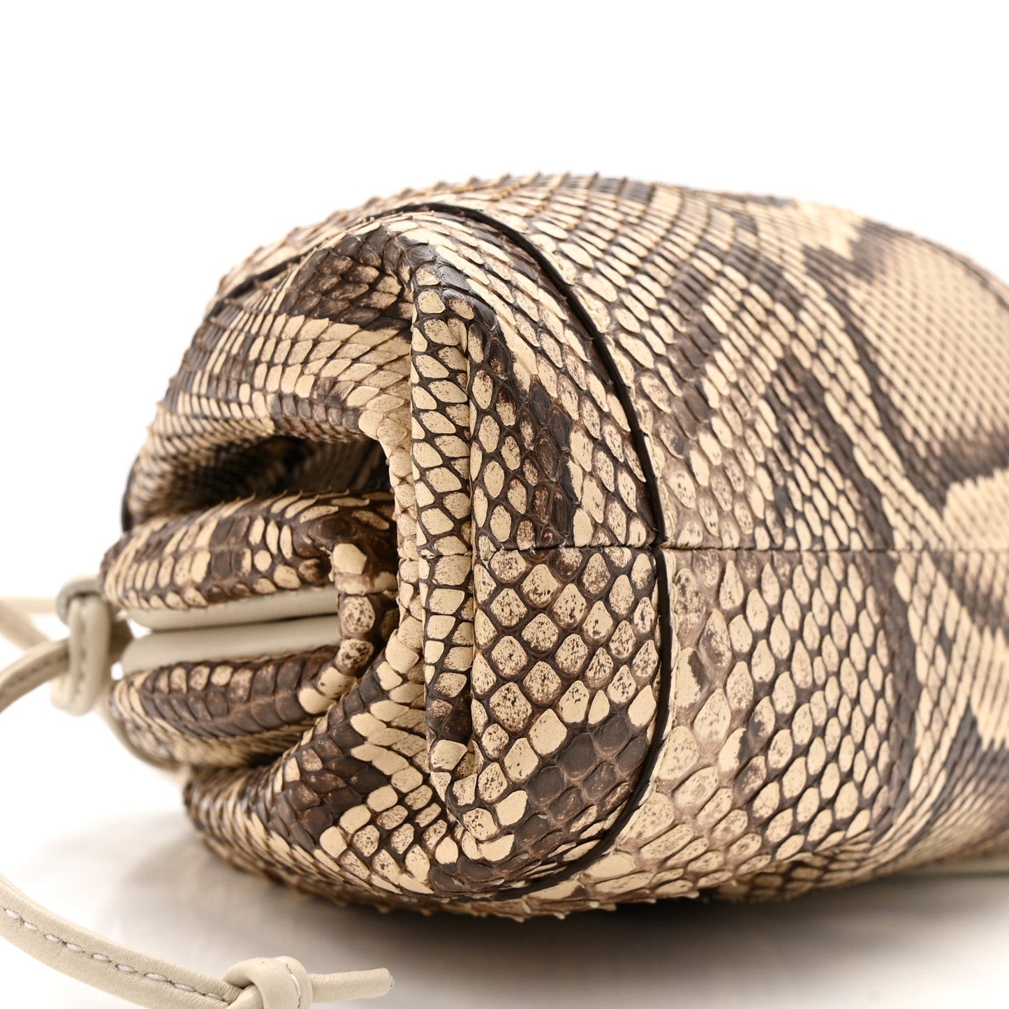 Snakeskin The Mini Pouch Brown