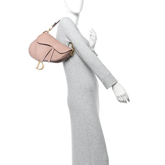Grained Calfskin Saddle Bag Fard