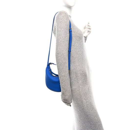 Grained Calfskin Teen Lulu Shoulder Bag Ultra Blue