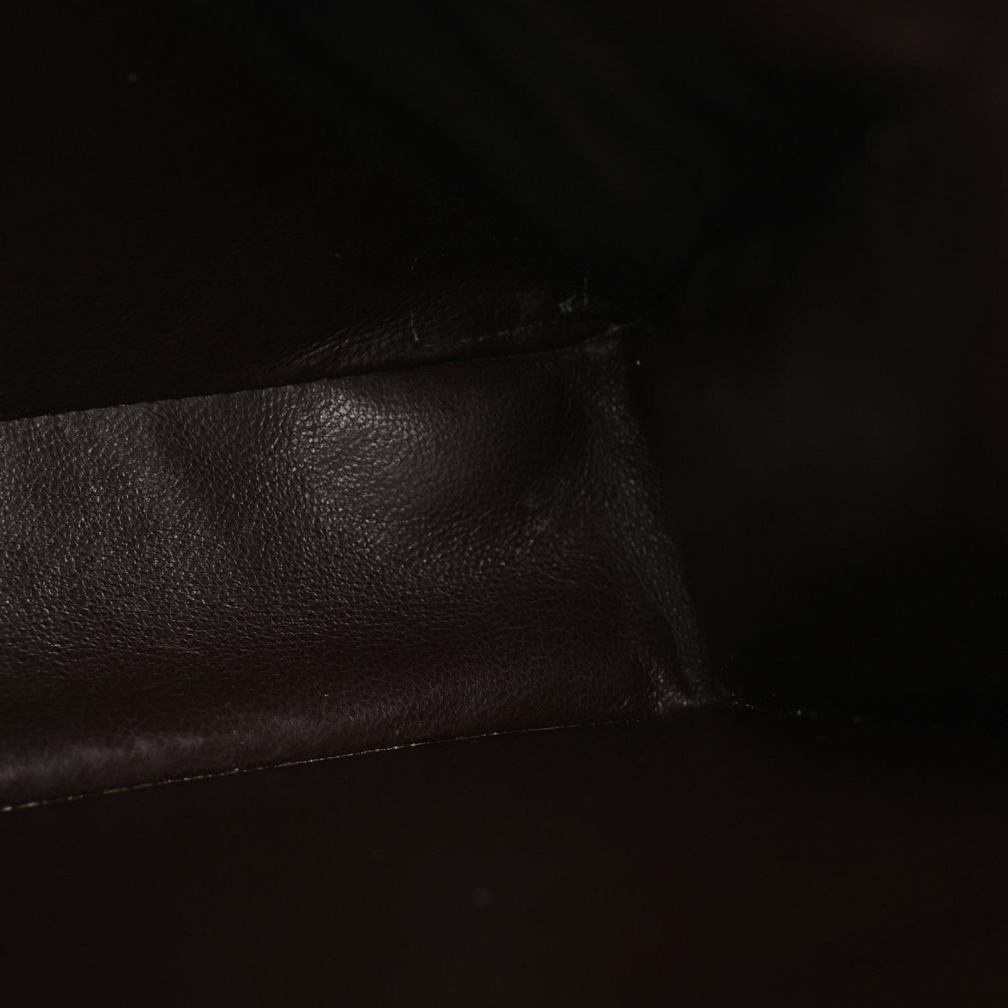 Caviar Quilted Medium Kelly Flap Brown