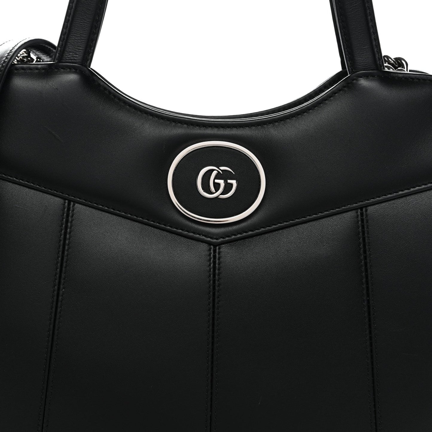 Calfskin Petite GG Small Tote Bag Black