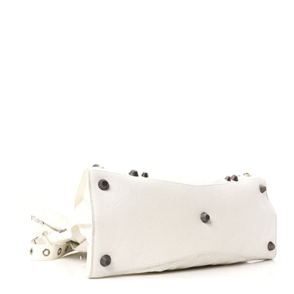 Agneau Arena Neo Cagole City Handbag Optic White