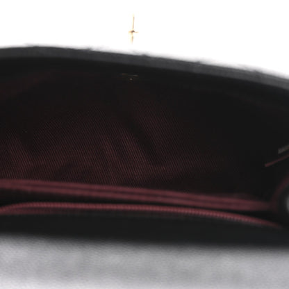 Caviar Quilted Extra Mini Coco Handle Flap Black