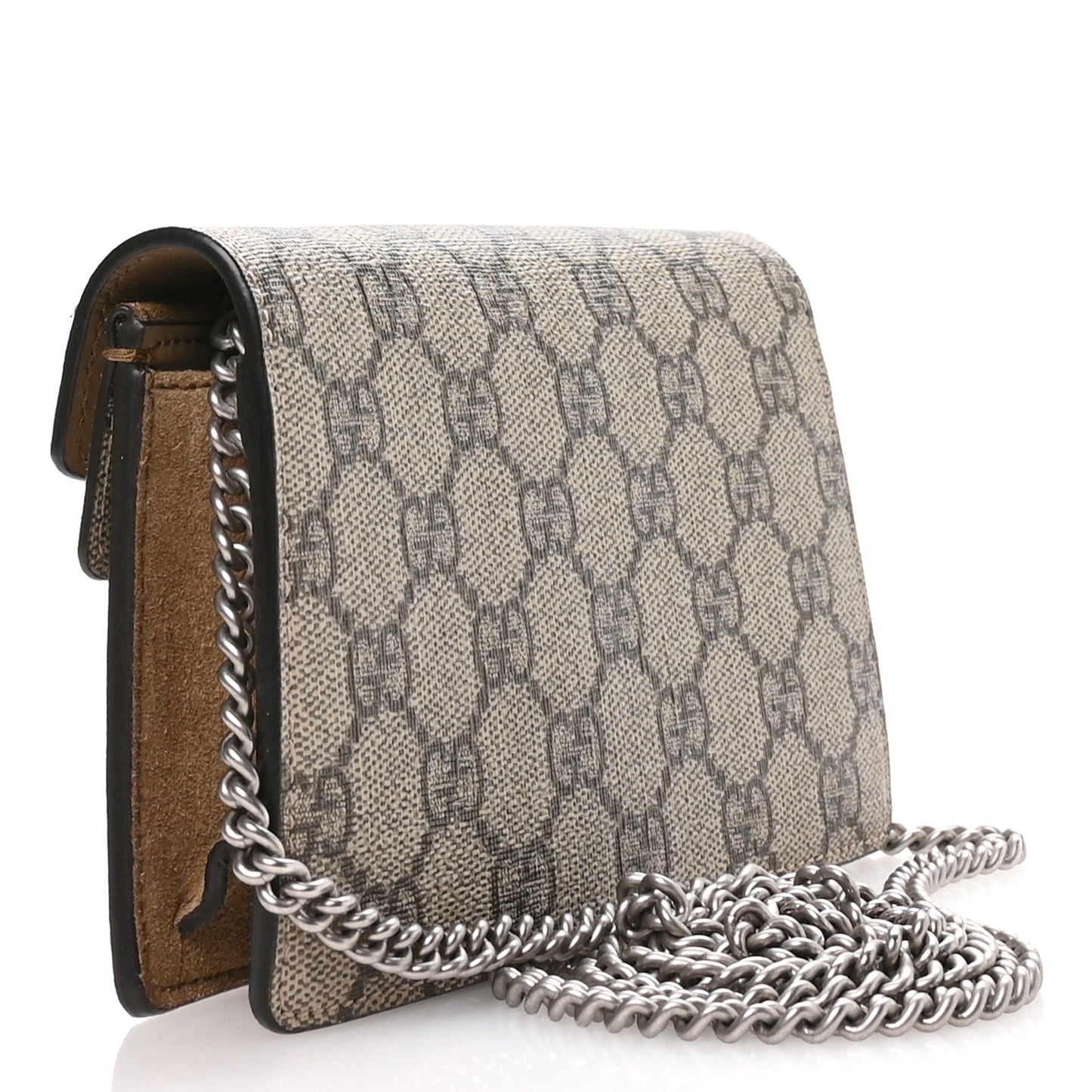 GG Supreme Monogram Super Mini Dionysus Shoulder Bag Taupe