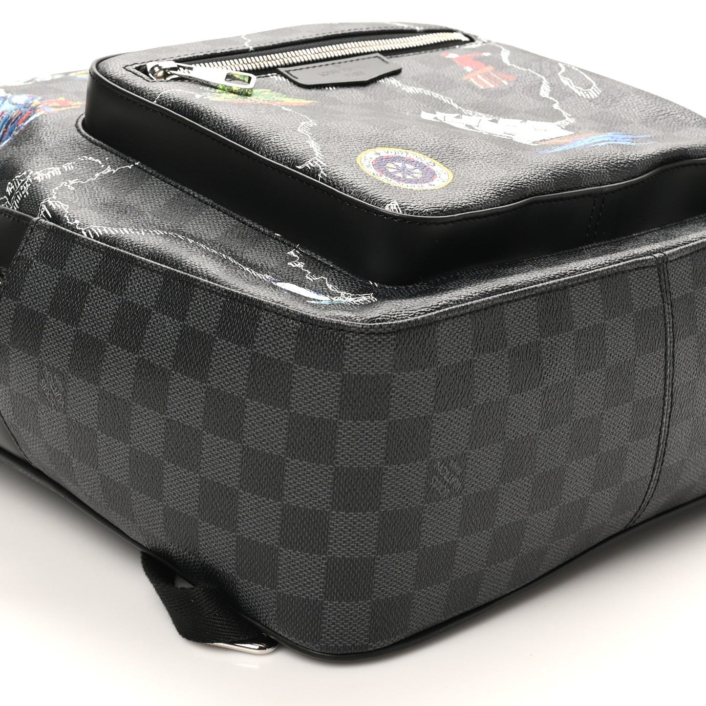 Damier Graphite World Map Josh Backpack