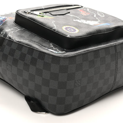 Damier Graphite World Map Josh Backpack