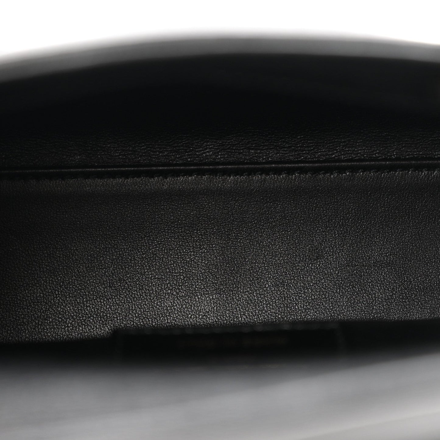 Calfskin Beaded Mini Lady Dior Black
