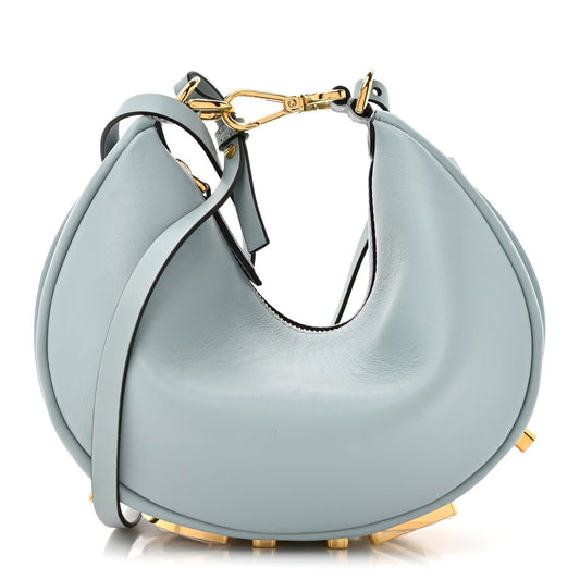 Vitello Grace Matte Mini Fendigraphy Hobo Bag Anice