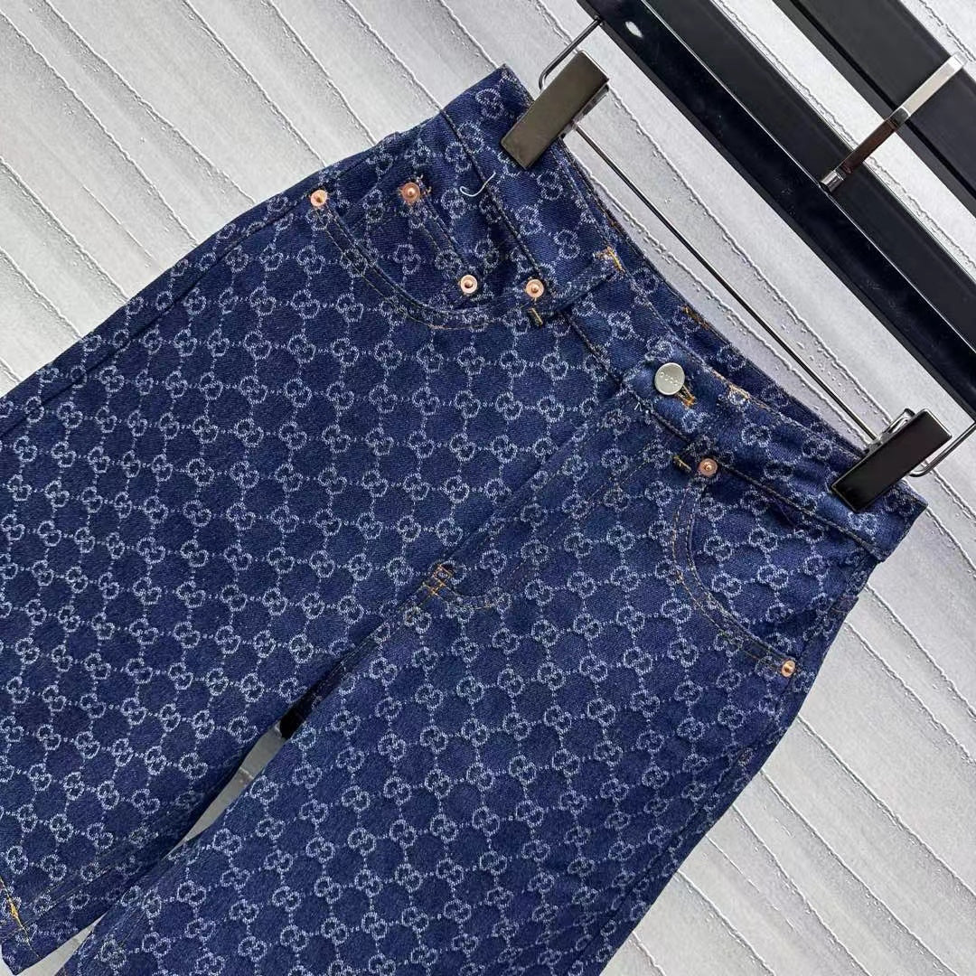 GG Blue Denim Short
