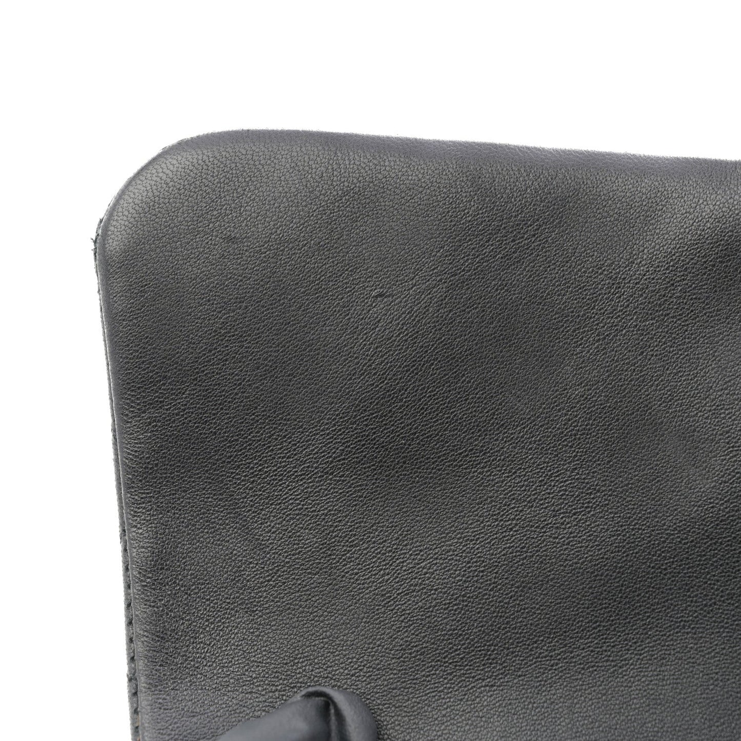 Lambskin Quilted Jumbo Single Flap Black