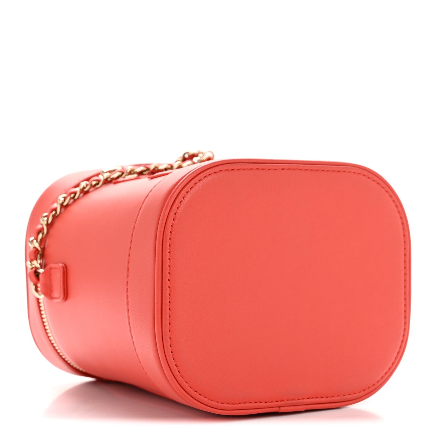 Lambskin Timeless Vanity Cosmetic Case Red