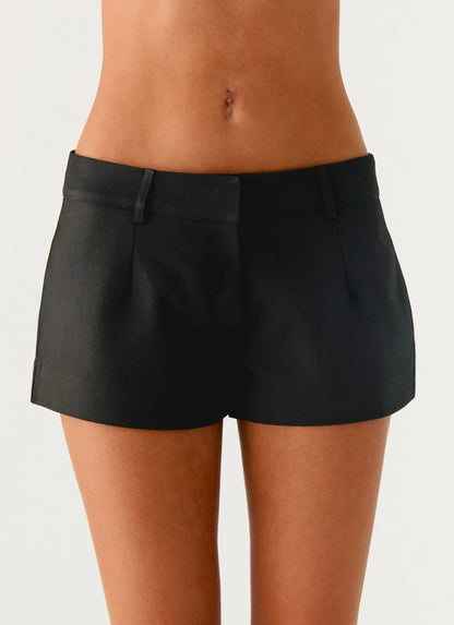 Oslo Mini Shorts - Black