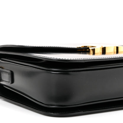 Shiny Calfskin Medium Triomphe Black