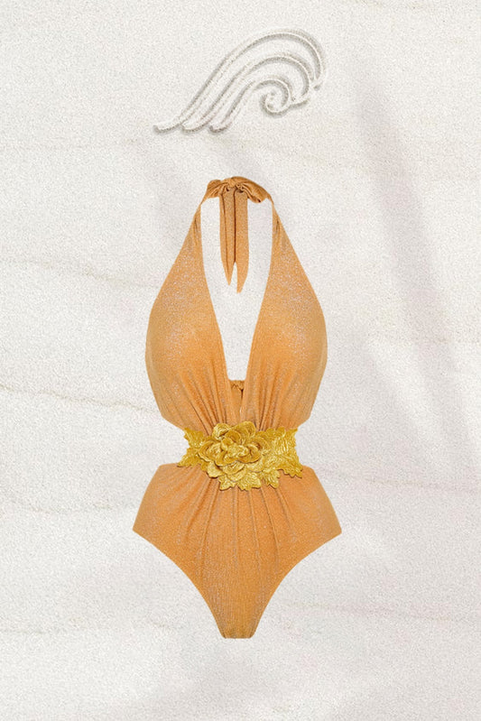 Conjunto de baño de dos piezas Bonnie Flower 