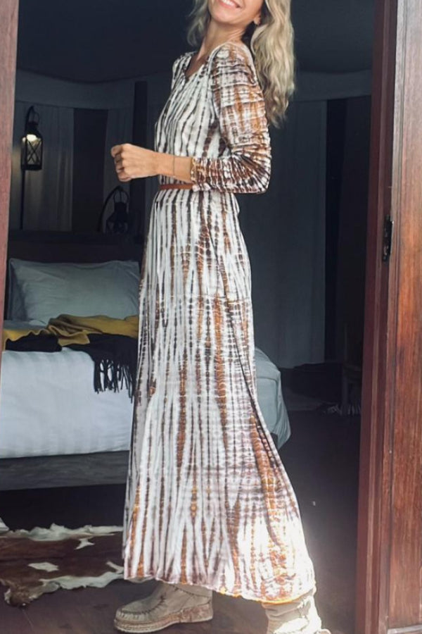 Falda larga elegante y de moda estilo desierto