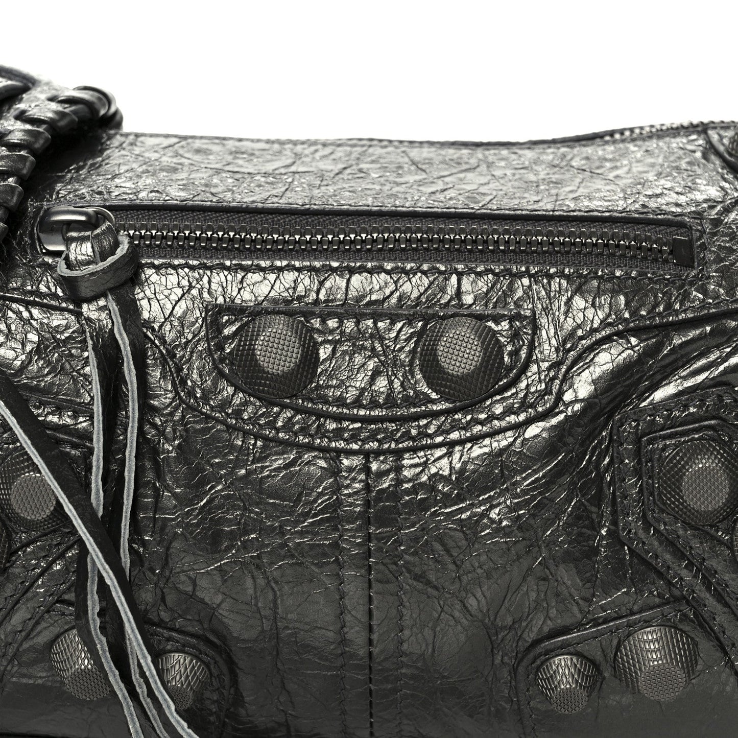 Agneau Arena Le Cagole Cylinder Bag Steel Grey