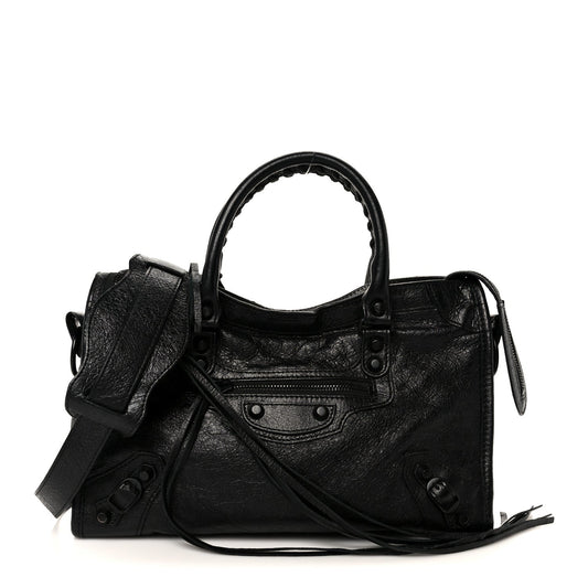 Agneau Arena Classic Black Hardware S City Black