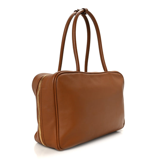 Soft Calf Softy Large Beau Top Handle Bag Cognac