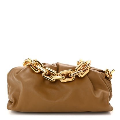 Calfskin The Pouch Chain Moutarde