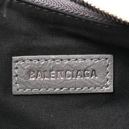 Agneau Arena Le Cagole Shoulder Bag XS Dark Grey