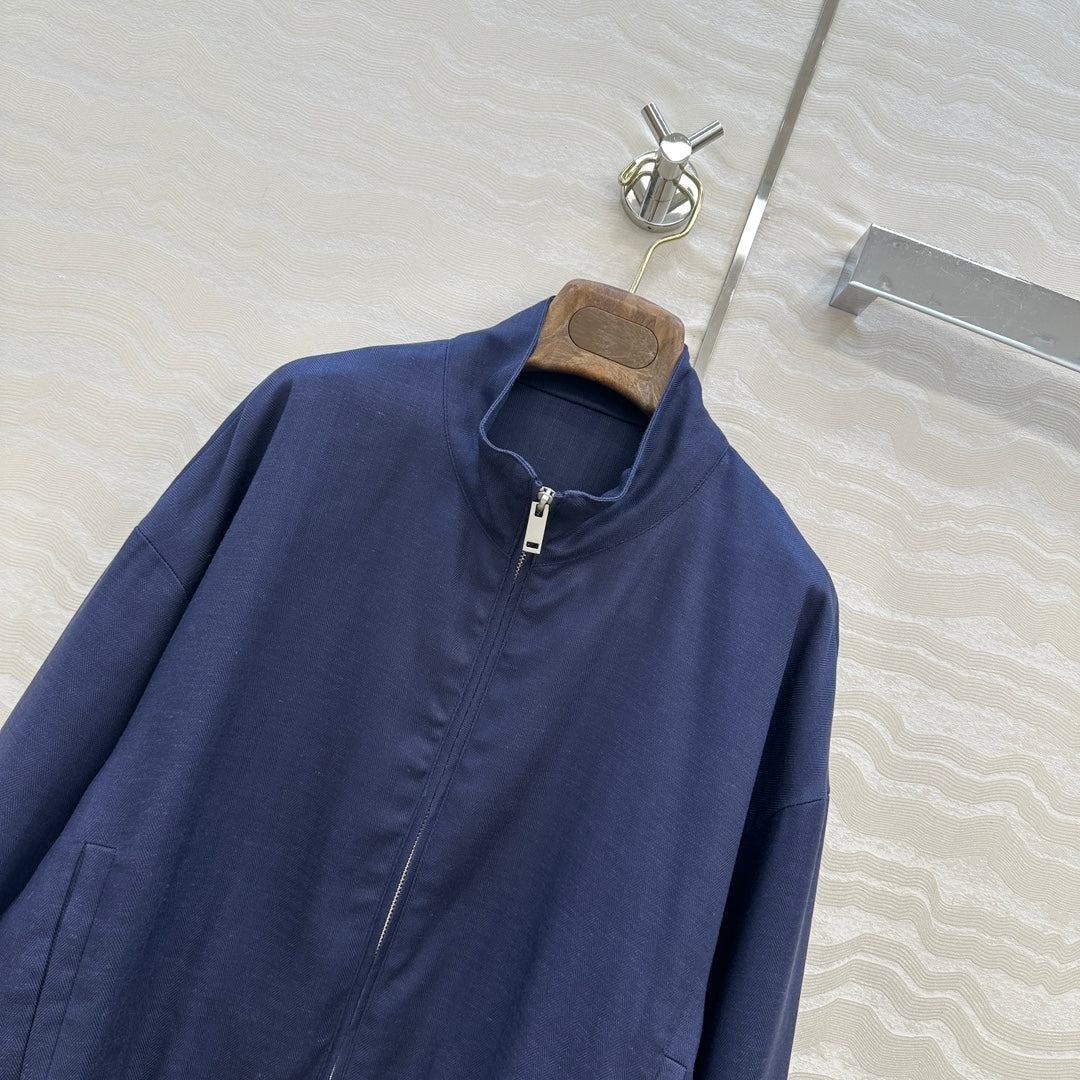 LP 25 Jacket Blue Tencel Linen 293153