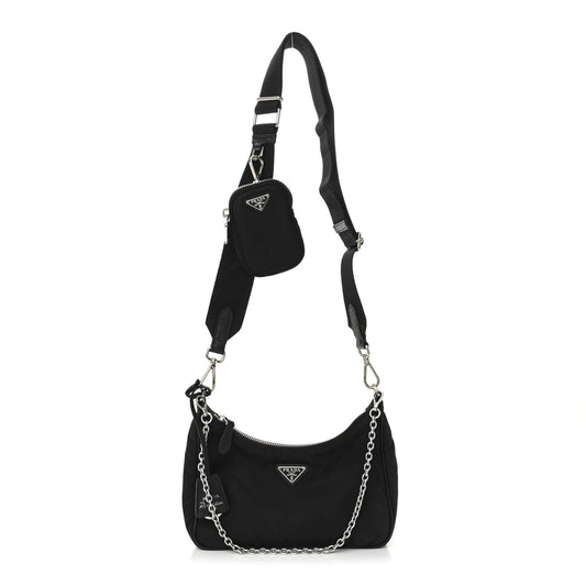 Nylon Re-Edition 2005 Shoulder Bag Black