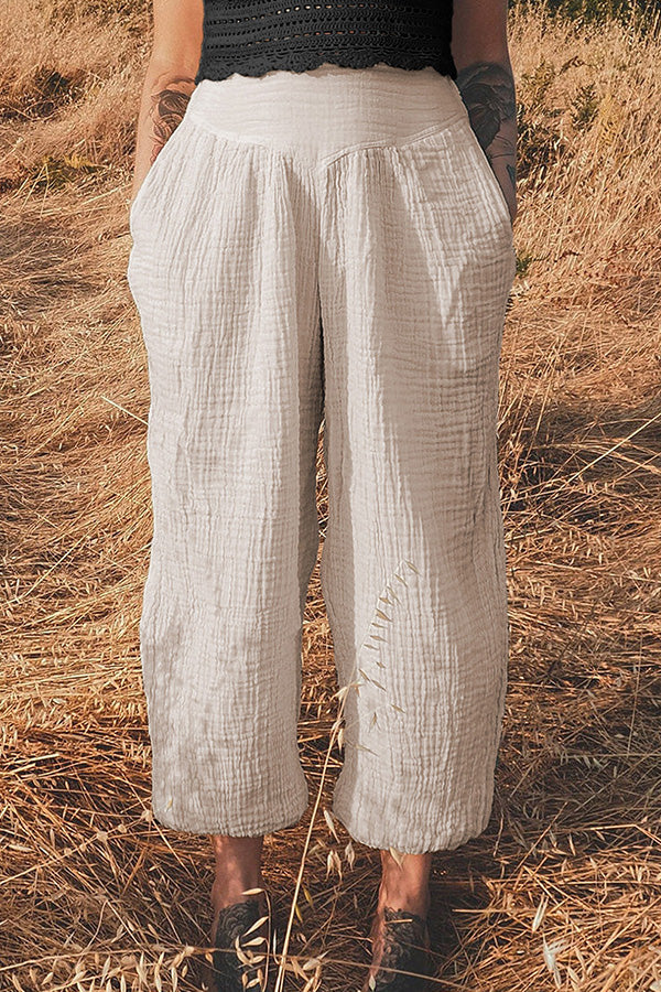Pantalones anchos y sueltos con leggings y pantalones deportivos