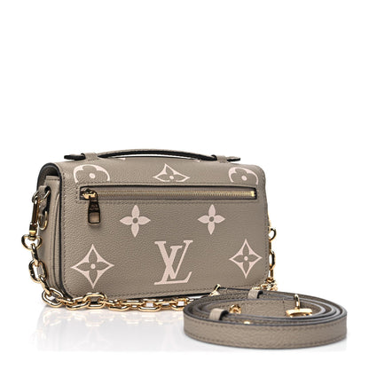 Empreinte Monogram Giant Pochette Metis East West Tourterelle Creme