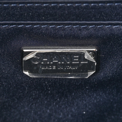Sequin Medium Flap Blue Blue White