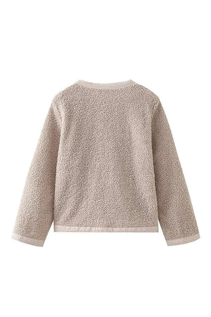 Chaqueta elegante de forro polar