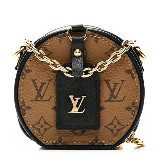 Reverse Monogram Boite Chapeau Necklace