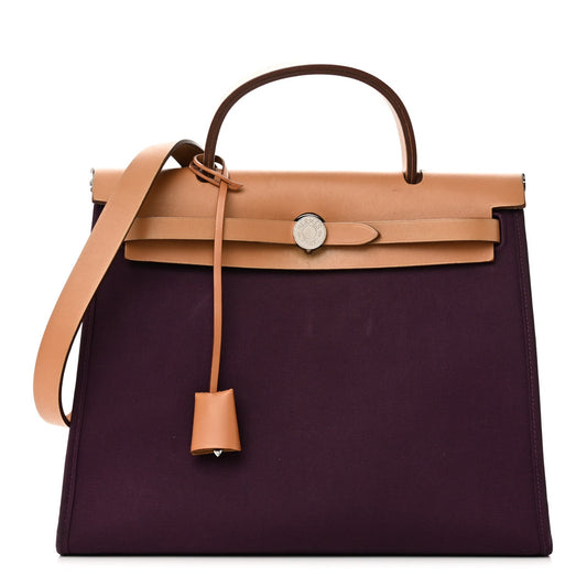 Toile Vache Hunter Herbag Zip 31 PM Cassis Fauve